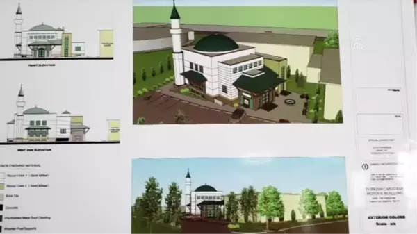 Kanada'daki Türkler Edmonton kentine cami yaptırıyor