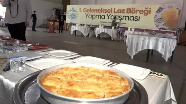 Rize'de kadınlar en güzel Laz böreğini yapmak için yarıştı