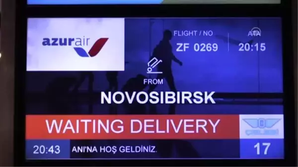 Rus Azur Havayolları'nın Novosibirsk-İstanbul charter seferleri başladı