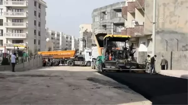 Nusaybin'de asfalt çalışmaları başladı