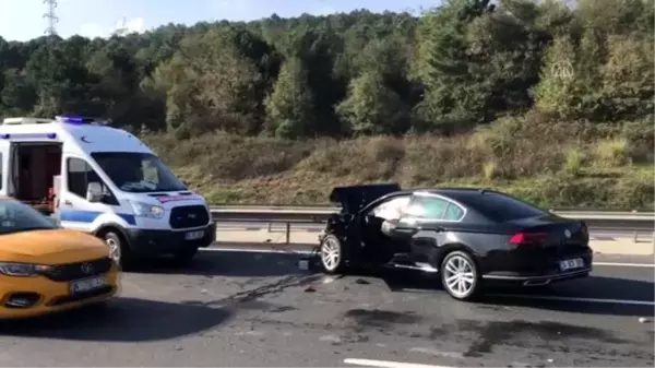 Eyüpsultan'daki trafik kazasında 1 kişi yaralandı