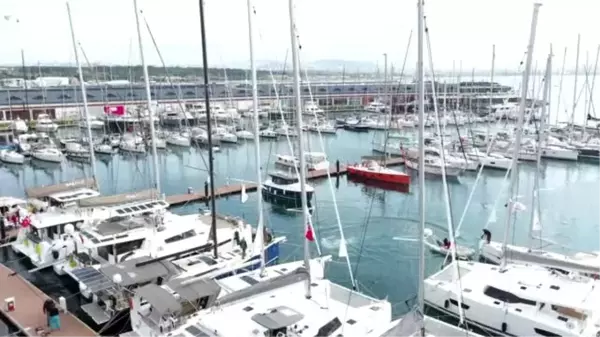 Uluslararası Boat Show Denizcilik Fuarı - Fuar alanı drone çekimi