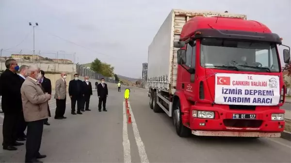 Çankırı'dan deprem bölgesi İzmir'e yardım