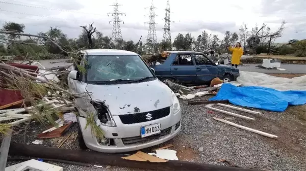 KKTC'de çıkan hortum büyük çapta maddi hasara neden oldu