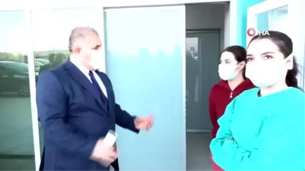 Sağlık çalışanlarına moral ziyareti