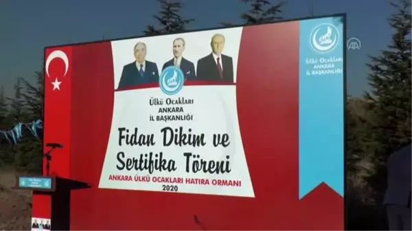 Ülkü Ocaklarından fidan dikim seferberliği