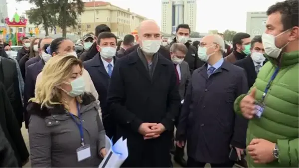 Soylu, AFAD'da İzmir depremi ile ilgili yapılan çalışmalar hakkında brifing aldı