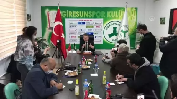 Giresunspor Kulübü Başkanı Karaahmet: 