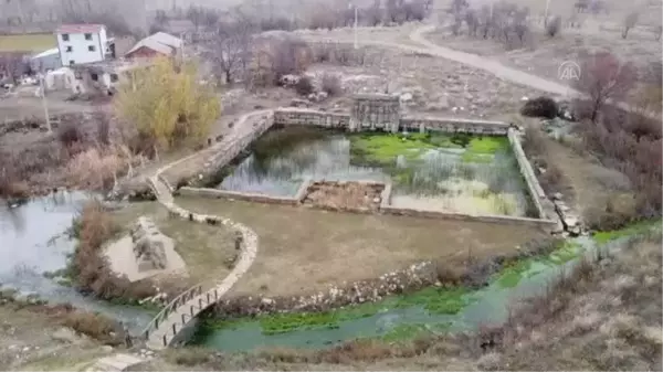 Son dakika haberleri... Konya'nın tarihi mekanı Eflatunpınar'da koronavirüs sessizliği