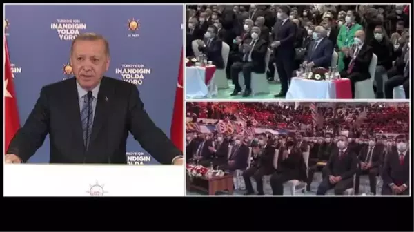 Erdoğan, AK Parti Erzincan ve Erzurum il kongrelerine canlı bağlantıyla katıldı Açıklaması