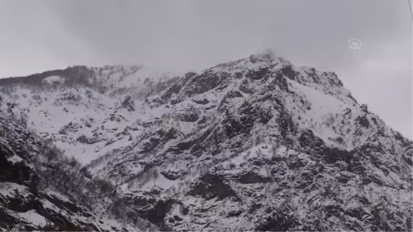 Karadeniz'i Güneydoğu'ya bağlayan kara yolunun çığ tünelleri sürücülere 