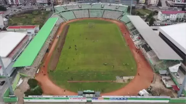 Giresun Atatürk Stadı spor müsabakalarına veda etti