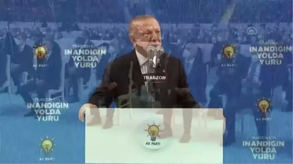 Cumhurbaşkanı Erdoğan, Trabzon 7. Olağan İl Kongresi'ne katıldı