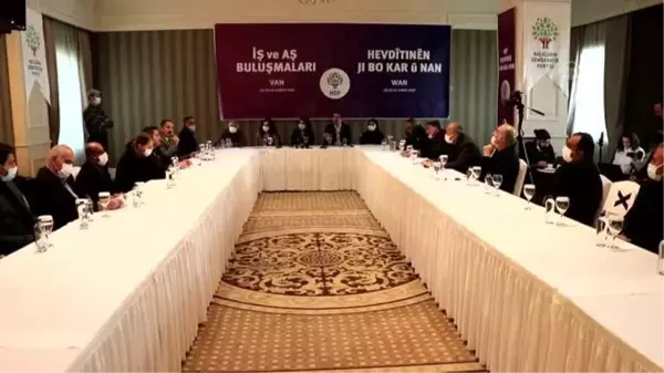 HDP Eş Genel Başkanı Buldan, iş insanlarıyla bir araya geldi