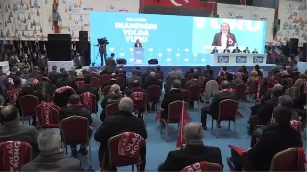 AK Parti Genel Başkan Yardımcısı Sarıeroğlu partisinin Bolu İl Kongresinde konuştu