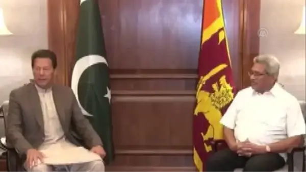 Pakistan Başbakanı İmran Han Sri Lanka'da