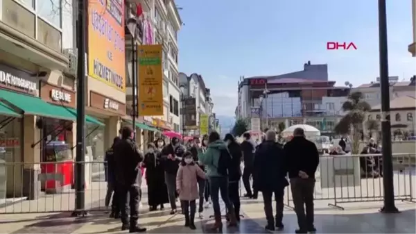 ORDU Ordu'da caddelerde insan yoğunluğu arttı, ekipler devreye girdi