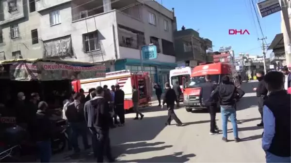 ADANA Yangında, çocuklarının evde mahsur kaldığını zanneden anne, büyük korku yaşadı