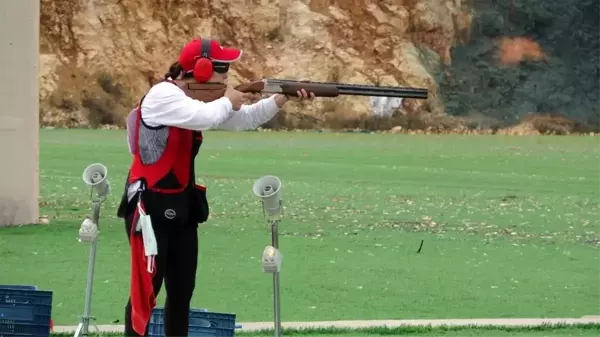 Trap plak atışları bahar kupası Mersin'de yapıldı