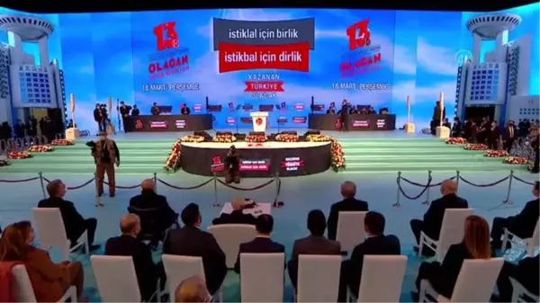 Son dakika haberi... MHP Genel Başkanı Devlet Bahçeli, partisinin 13. Olağan Büyük Kurultayı'nda konuştu: (1)