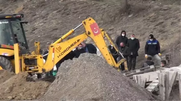 Safranbolu Şehir Mezarlığı'nda izinsiz kazı yapıldığı iddia edildi