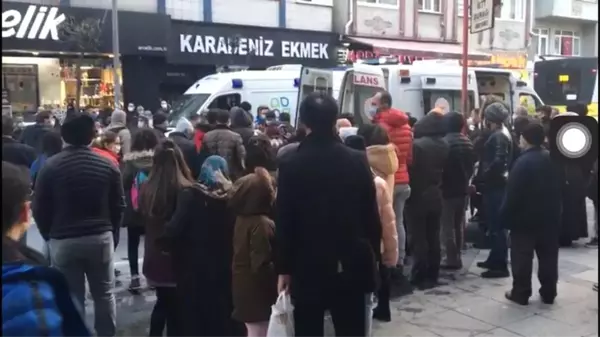 Esenlerde korkunç kaza, otomobilin çarptığı kadın metrelerce savruldu