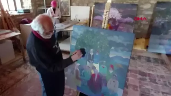 MUĞLA Datça'da 'Pandemi günlerinde sanat'