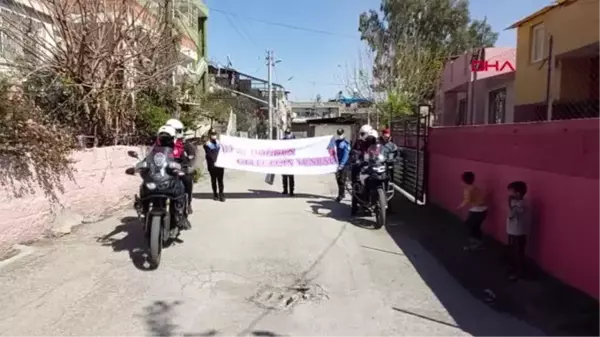 Son dakika haber! ADANA Yunus polislerinden Nehir'e doğum günü sürprizi