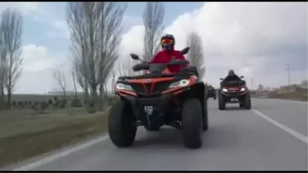 AFYONKARAHİSAR - ATV ve UTV tutkunları, Frigya'yı gezdi