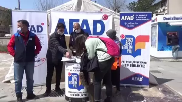 Afet farkındalık standı kuruldu