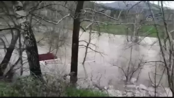 Göksu Nehri'nin taşması sonucu tarım arazileri su altında kaldı