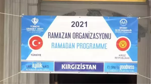 Türkiye'den Kırgızistan'daki ihtiyaç sahiplerine ramazan yardımı ulaştırıldı