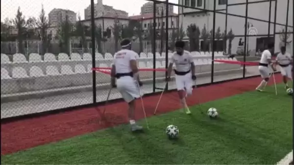 Ampute Futbol Milli Takımı, Ankara'da kampa girdi