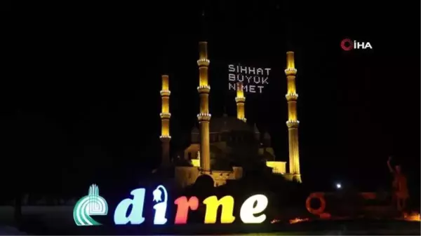 Selimiye Camii'nde Kadir Gecesi coşkusu