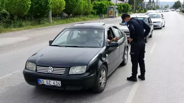 Osmaniye'de tam kapanma denetimi