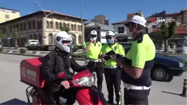 Trafik polislerinden sıkı denetim