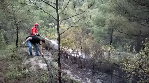 Karabük'te örtü altı yangını büyümeden söndürüldü