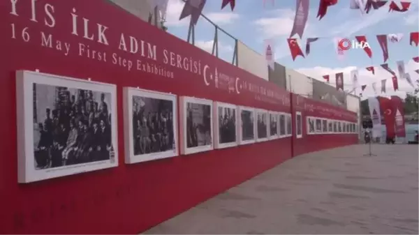 16 Mayıs İlk Adım Sergisi Galata Rıhtımı'nda açıldı