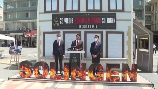 YTB Başkanı Eren, Solingen'deki ırkçı saldırının kurbanlarını andı