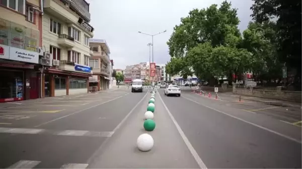 Sokağa çıkma kısıtlaması nedeniyle sessizlik hakim