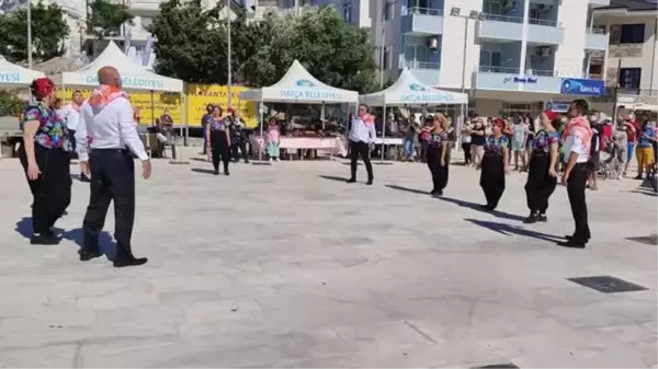 Datça'da Hayat Boyu Öğrenme Haftası etkinlikleri kapsamında el sanatları sergisi açıldı