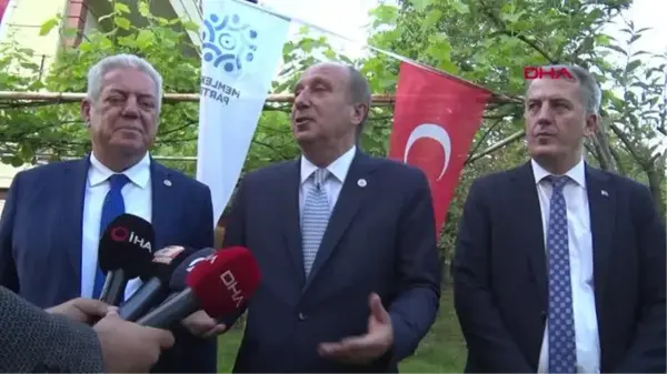 MEMLEKET PARTİSİ'Nİ KURAN MUHARREM İNCE, MEMLEKETİ YALOVA'YA GELDİ