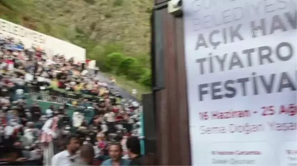 GÜMÜŞHANE - Açık hava tiyatro festivali başladı