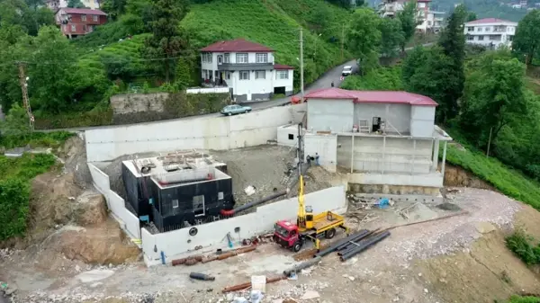 Rize'nin içme suyu elektrik üretimi için gün sayıyor