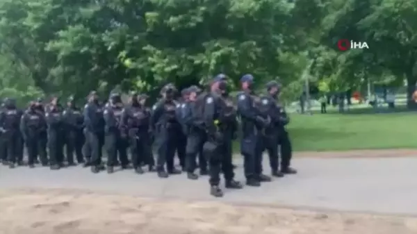 Son dakika gündem: Kanada'da evsizlere destek veren göstericiler ile polis arasında arbede