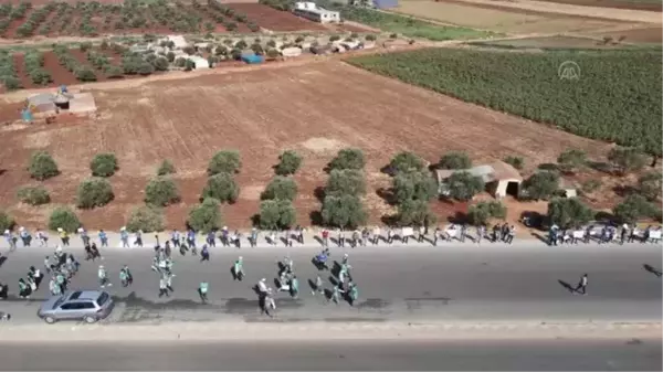 Suriye'de 50 STK, Rusya'nın insani yardımları engelleme girişimini protesto etti