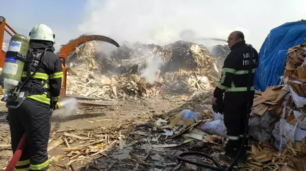 Son dakika haber! Kereste fabrikasında çıkan yangın söndürüldü