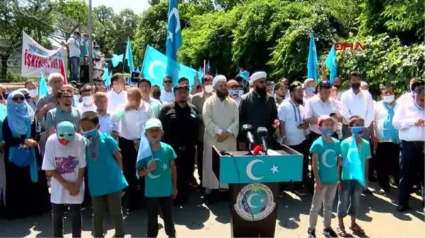 ÇİN BAŞKANSOLOSLUĞU ÖNÜNDE PROTESTO