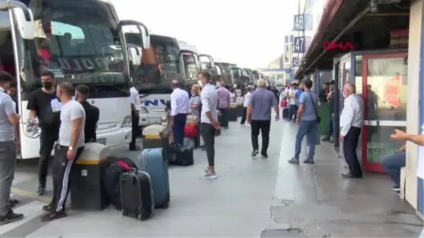 15 TEMMUZ DEMOKRASİ OTOGARI'NDA KURBAN BAYRAMI ÖNCESİ YOĞUNLUK