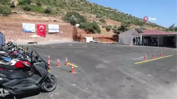 Bodrum'da Motosiklet Eğitim ve Sınav Alanı hizmete girdi